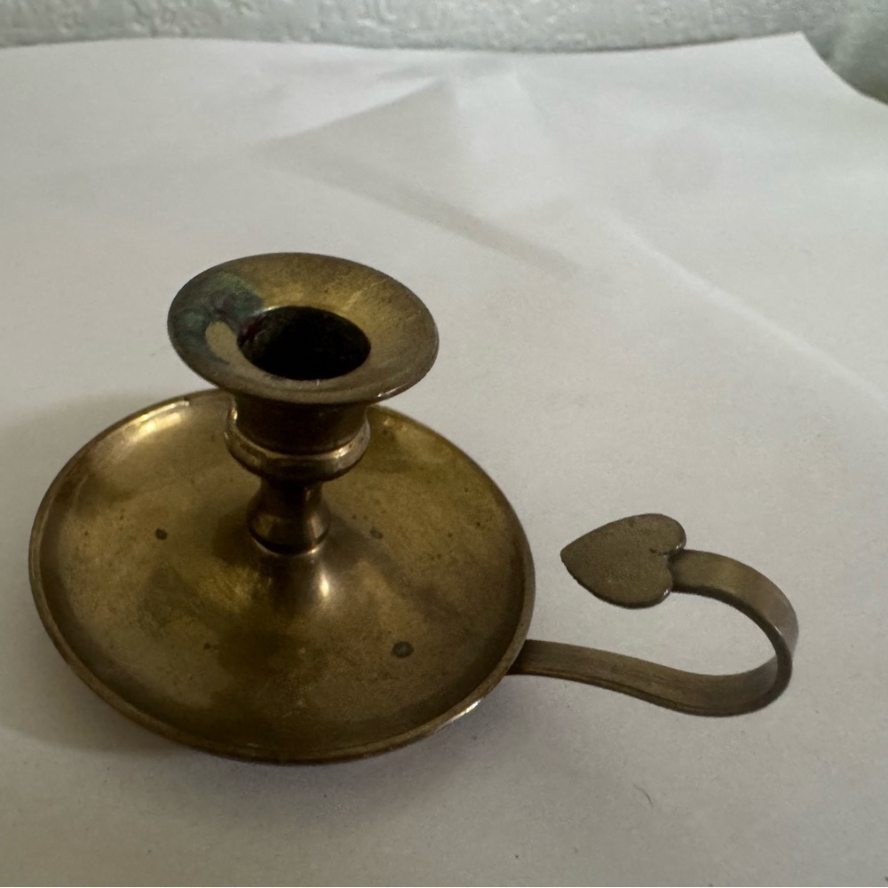 Vintage Brass Candle Holder